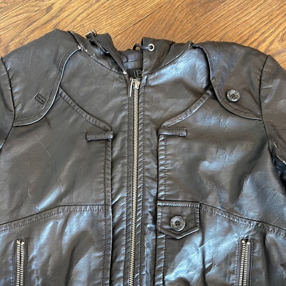 💕x2HP💕By Bernardo dark brown faux leather jacket - Picture 15 of 15